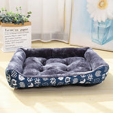 Medium Blue Pet Bed – Sofa Mat for Cats & Dogs