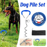 10m Dog Tie-Out Stake & Cable – Small to Medium Dogs