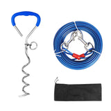 10m Dog Tie-Out Stake & Cable – Small to Medium Dogs