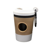 Portable Dog Poop Bag Dispenser – Coffee Cup Design