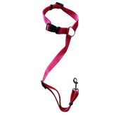 Dog Pet Safety Seat Belt Clip For Car Vehicle Seatbelt Adjustable Harness Lead - Red