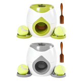 Grey Interactive Dog Tennis Feeder & Treat Reward Toy