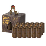 Coffee Scented Dog Poop Bags – 270 Pack, 18 Rolls