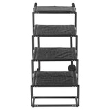 Foldable Dog Stairs for Cars – 4 Steps, 113kg Capacity