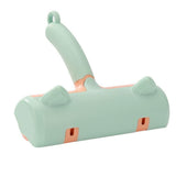 Reusable Pet Hair Remover Roller - For Dog & Cat Fur on Furniture & Clothes Green