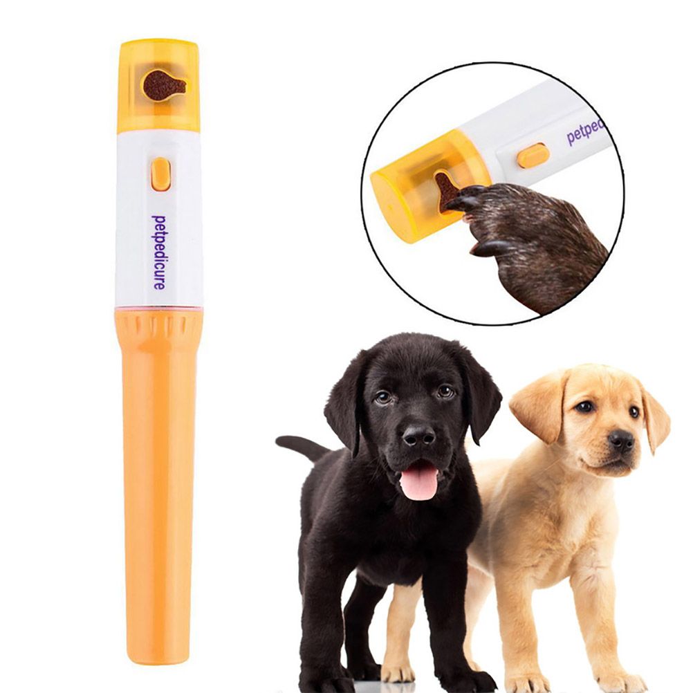 Electric Pet Nail Clippers Painless Nail Cutter with Switch Nail Trimmer for Cat Dog