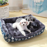 Medium Blue Pet Bed – Sofa Mat for Cats & Dogs