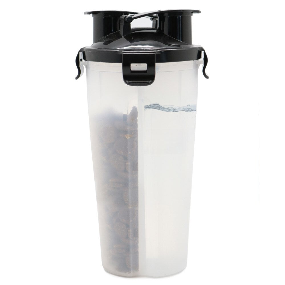 Yes4Pets Portable Dog Water and Food Bottle – 2 × 350ml