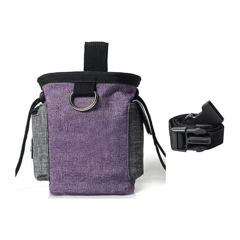 Puppy Pet Dog Obedience Training Treat Bag Feed Pouch Garbage Collection Bag Au