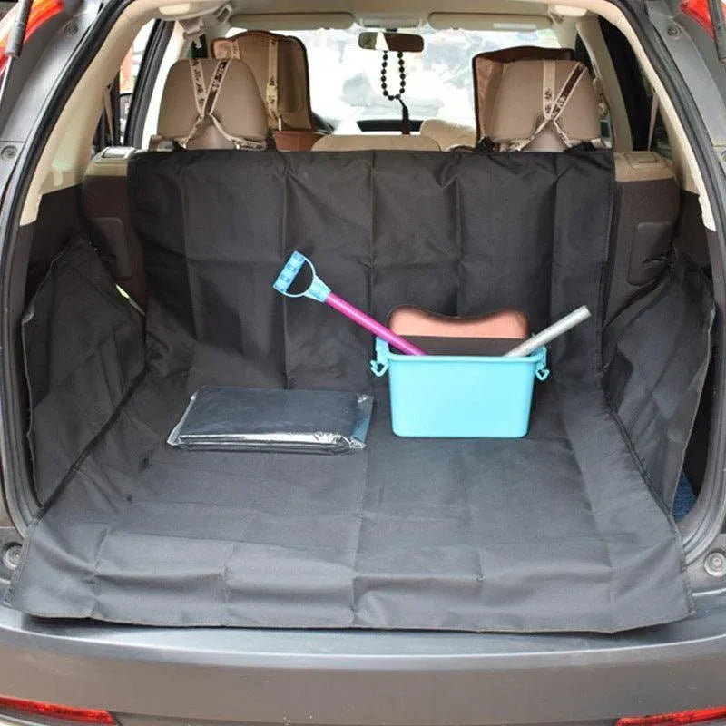 Pet Dog Car Boot Cargo Liner Cover Mat Waterproof Protector Cat Suv Ute Black - L SUV - 185cm x 105cm x 35cm
