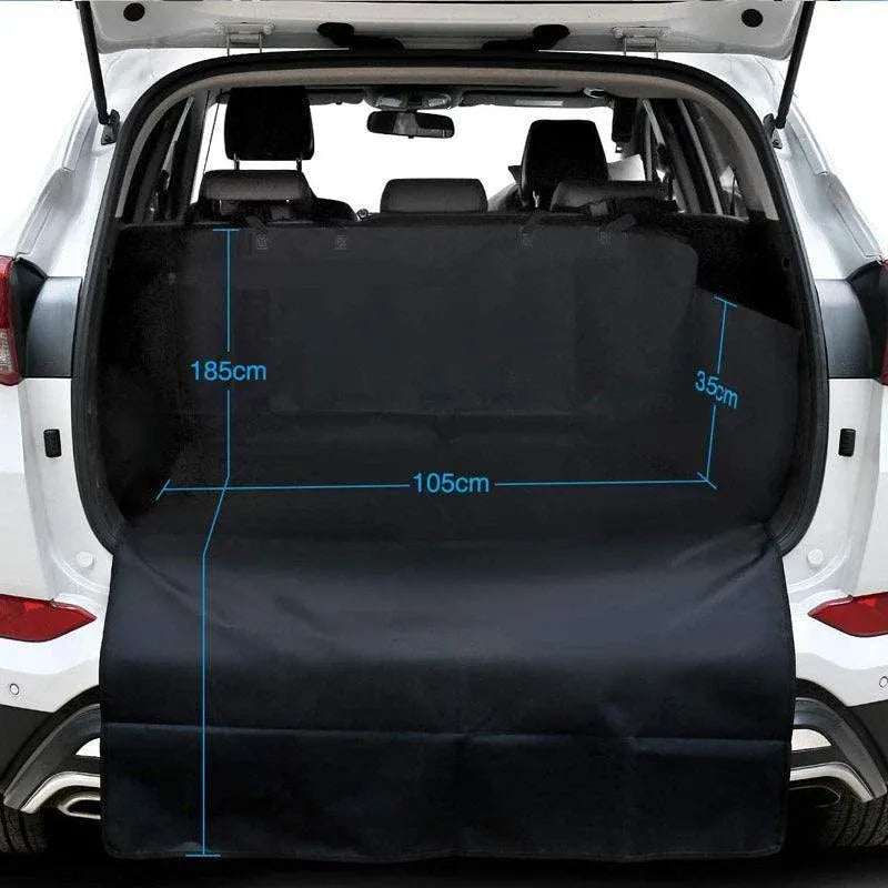 Pet Dog Car Boot Cargo Liner Cover Mat Waterproof Protector Cat Suv Ute Black - L SUV - 185cm x 105cm x 35cm