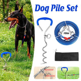 10m Dog Tie-Out Stake & Cable – Small to Medium Dogs