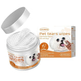 Dog and Cat Eye Wipes – 60 Pre-Moistened Pads