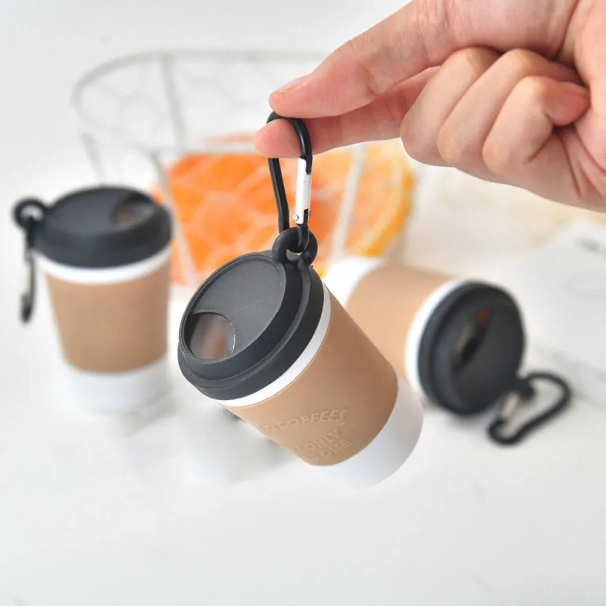 Portable Dog Poop Bag Dispenser – Coffee Cup Design