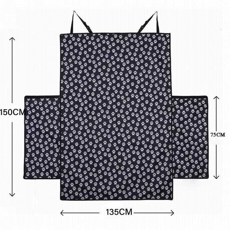 Large Waterproof Pet Travel Hammock Rear Car Cover Nonslip Design for Dogs and Cats
