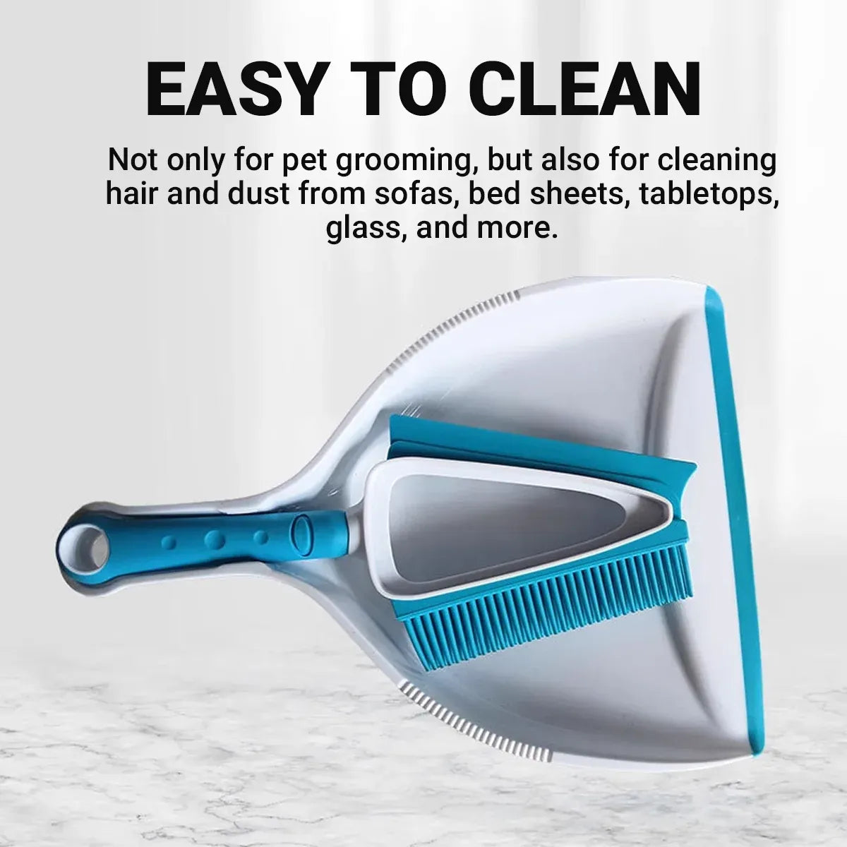 Multifunctional Pet Cleaning Hair Brush for Dogs Cats Removes Shedding Grooming - Coffee