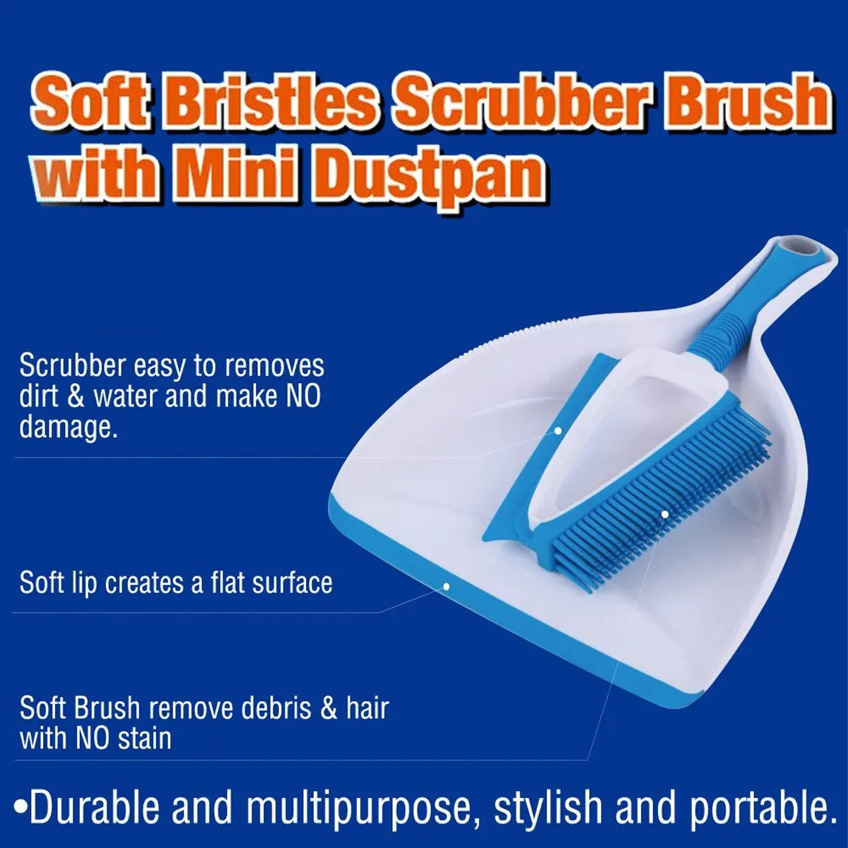 Multifunctional Pet Cleaning Hair Brush for Dogs Cats Removes Shedding Grooming - Coffee