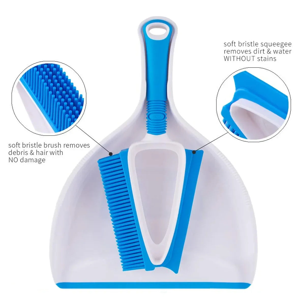 Multifunctional Pet Cleaning Hair Brush for Dogs Cats Removes Shedding Grooming - Coffee