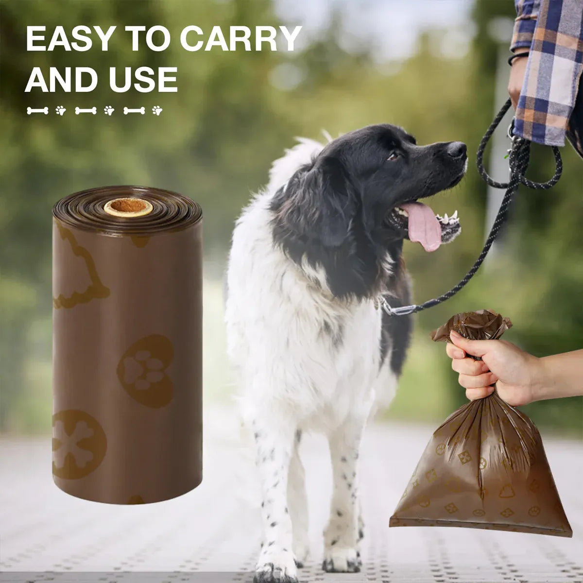 Coffee Scented Dog Poop Bags – 270 Pack, 18 Rolls