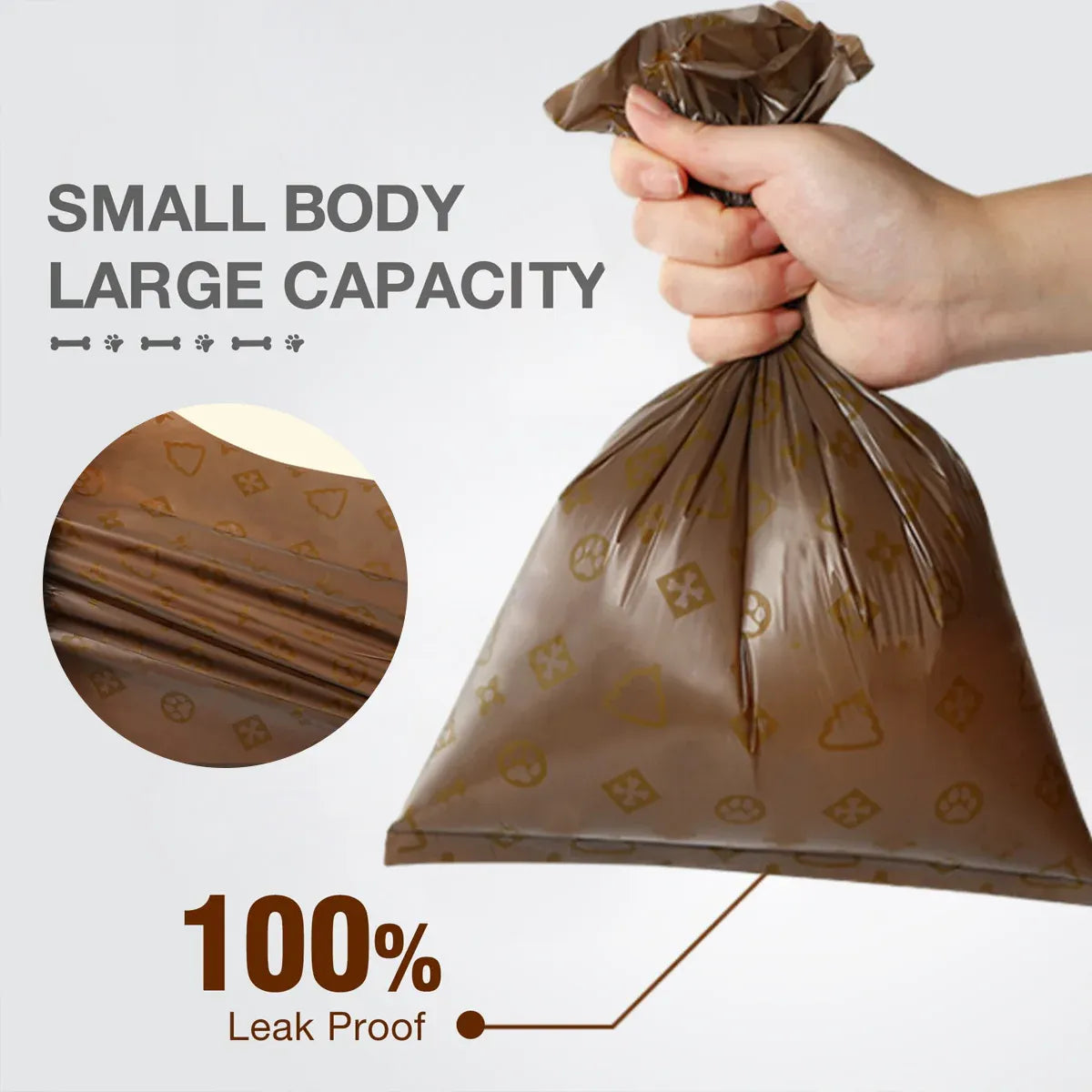 Coffee Scented Dog Poop Bags – 270 Pack, 18 Rolls