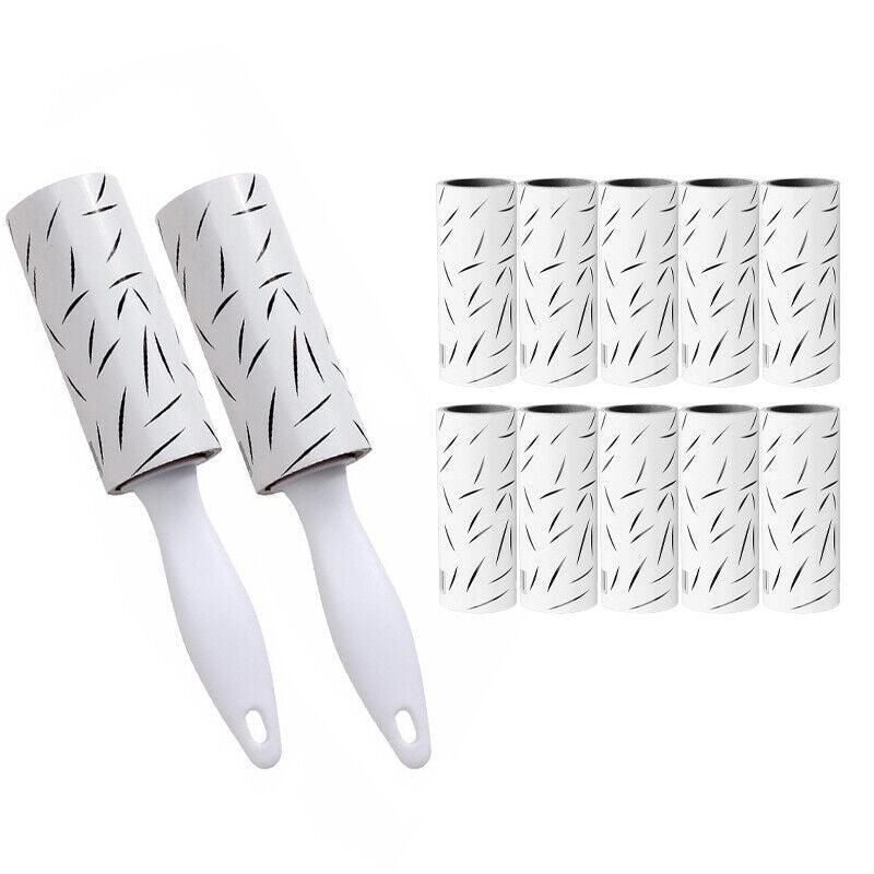 Lint Roller With Refills Sticky Remover Pet Dog Hair Clothes Dust Sofa Cleaning