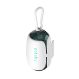 Capsule Dog Poop Bag Dispenser with Leash Clips