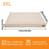 2XL Waterproof Dog Bed with Washable Cover – Khaki