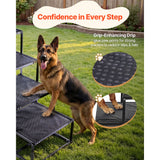 Foldable Dog Stairs for Cars – 4 Steps, 113kg Capacity
