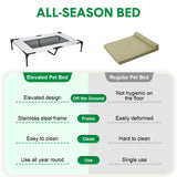 Large Elevated Dog Bed – Breathable, 100kg Capacity